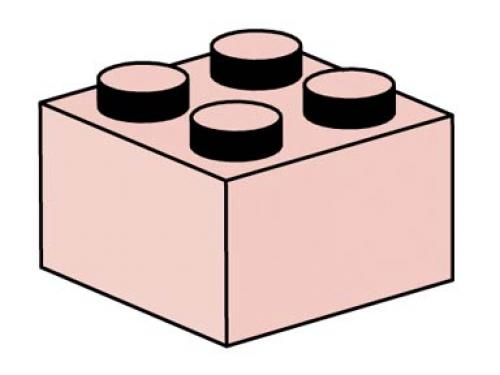2 x 2 Sand Red Bricks
