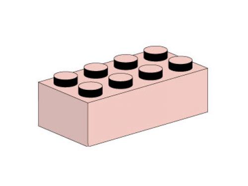 2 x 4 Sand Red Bricks