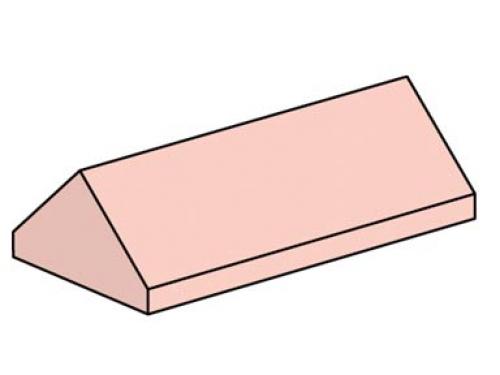 2 x 4 Sand Red Ridge Roof Tiles Steep Slope