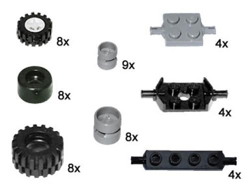 Small Wheels and Axles