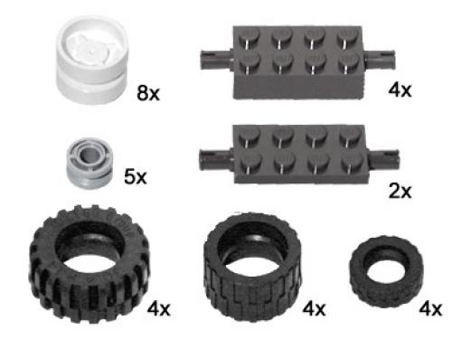 Large Wheels and Axles