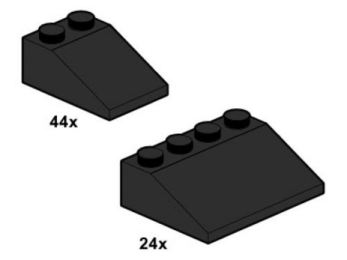 Black Slopes 33 3 x 2 and 3 x 4