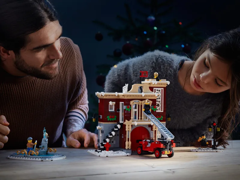 Winter Village Fire Station