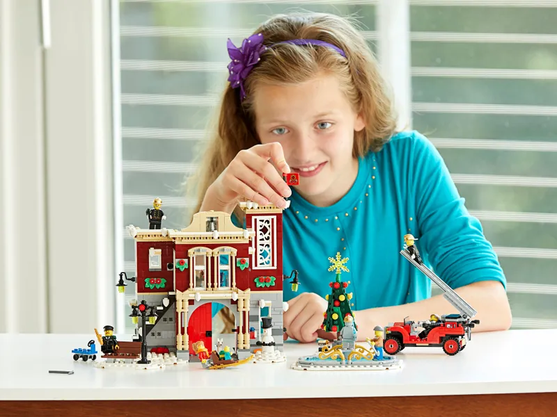 Winter Village Fire Station