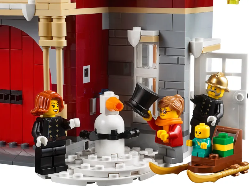 Winter Village Fire Station