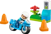 Blue Police Motorcycle
