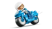 Blue Police Motorcycle
