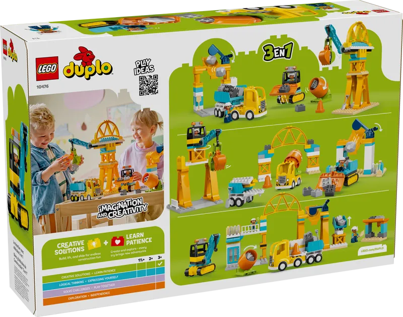 3 in 1 Construction Site and Vehicles