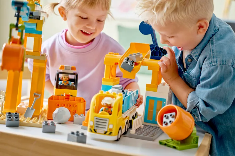 3 in 1 Construction Site and Vehicles