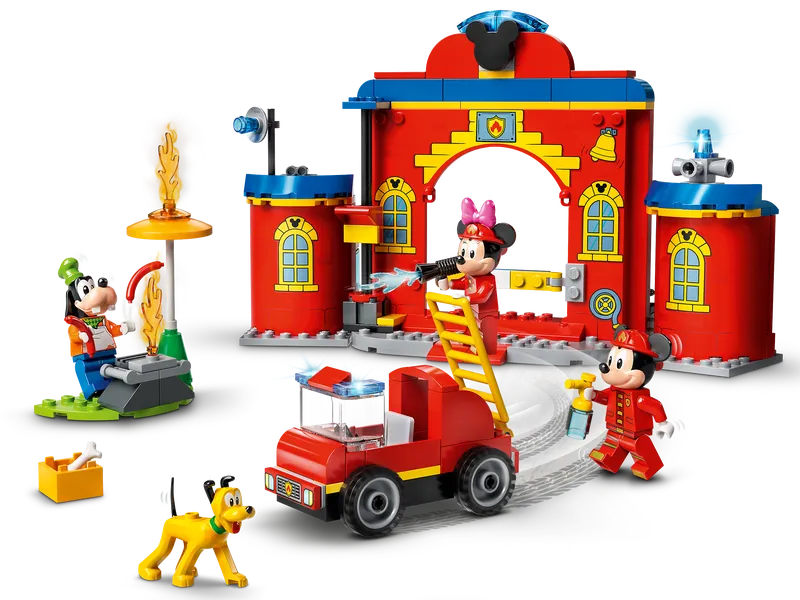 Mickey &amp; Friends Fire Truck &amp; Station