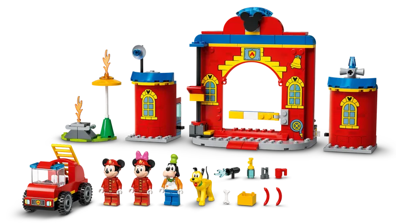 Mickey &amp; Friends Fire Truck &amp; Station