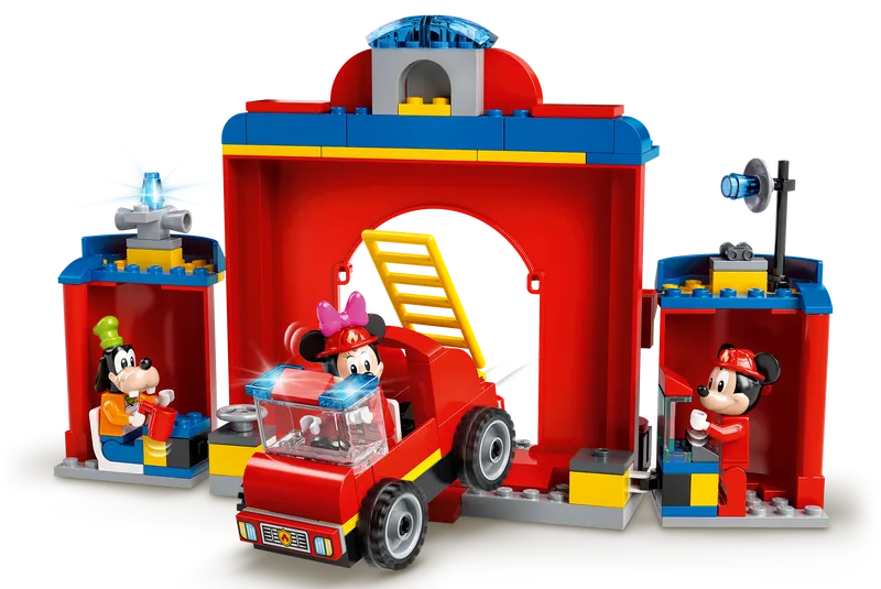 Mickey &amp; Friends Fire Truck &amp; Station