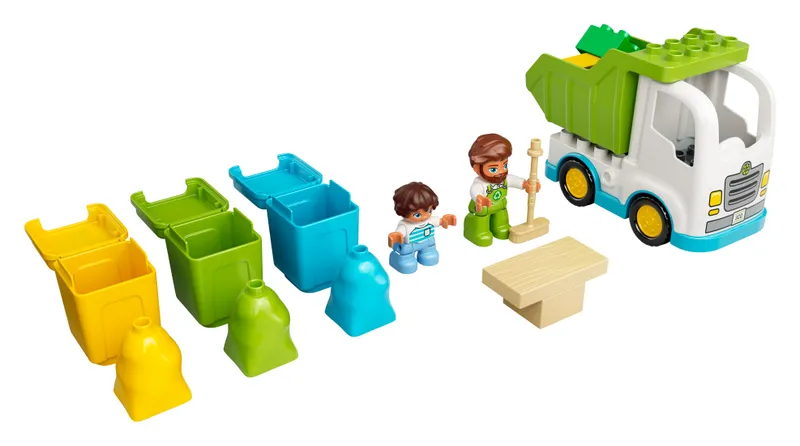 Garbage Truck and Recycling