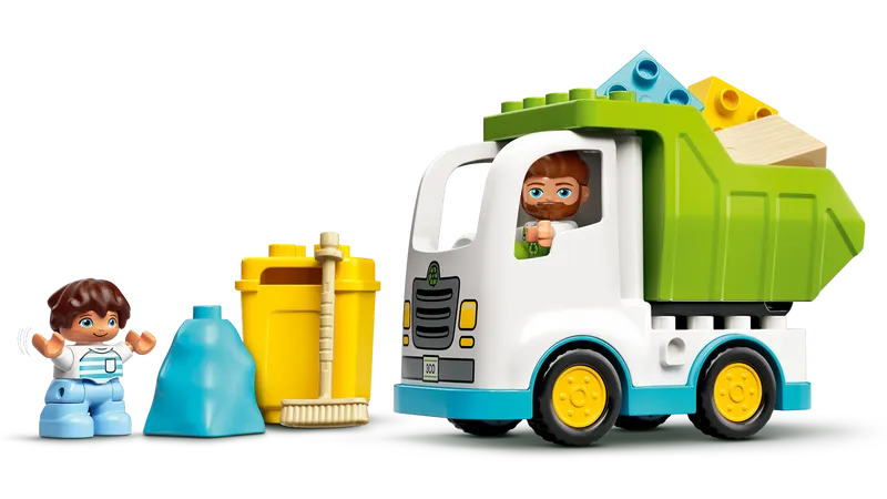 Garbage Truck and Recycling