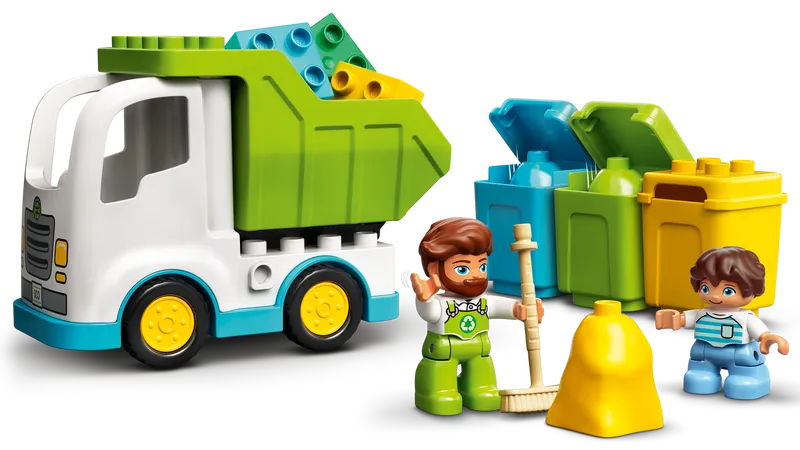 Garbage Truck and Recycling