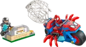 Spidey on his Motorcycle vs. Rhino