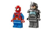 Spidey on his Motorcycle vs. Rhino