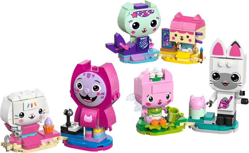 Gabby's Brick-Built Cat Friends