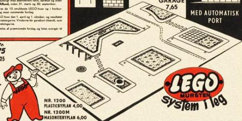 LEGO Town Plan Board, Small Plastic