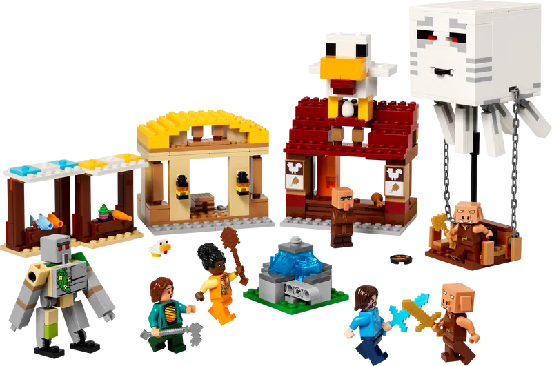 The Ghast Balloon Village Attack