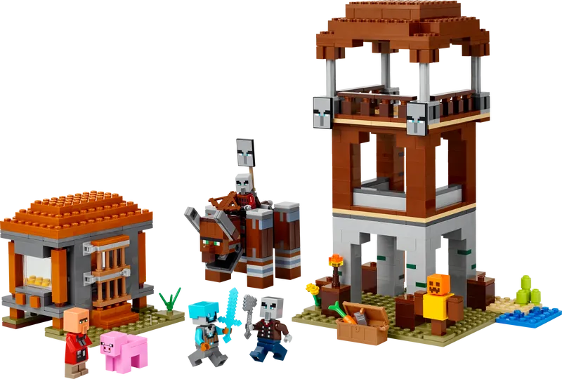 The Pillager Outpost and Ravager