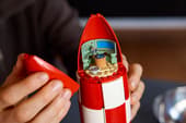 Tintin Moon Rocket