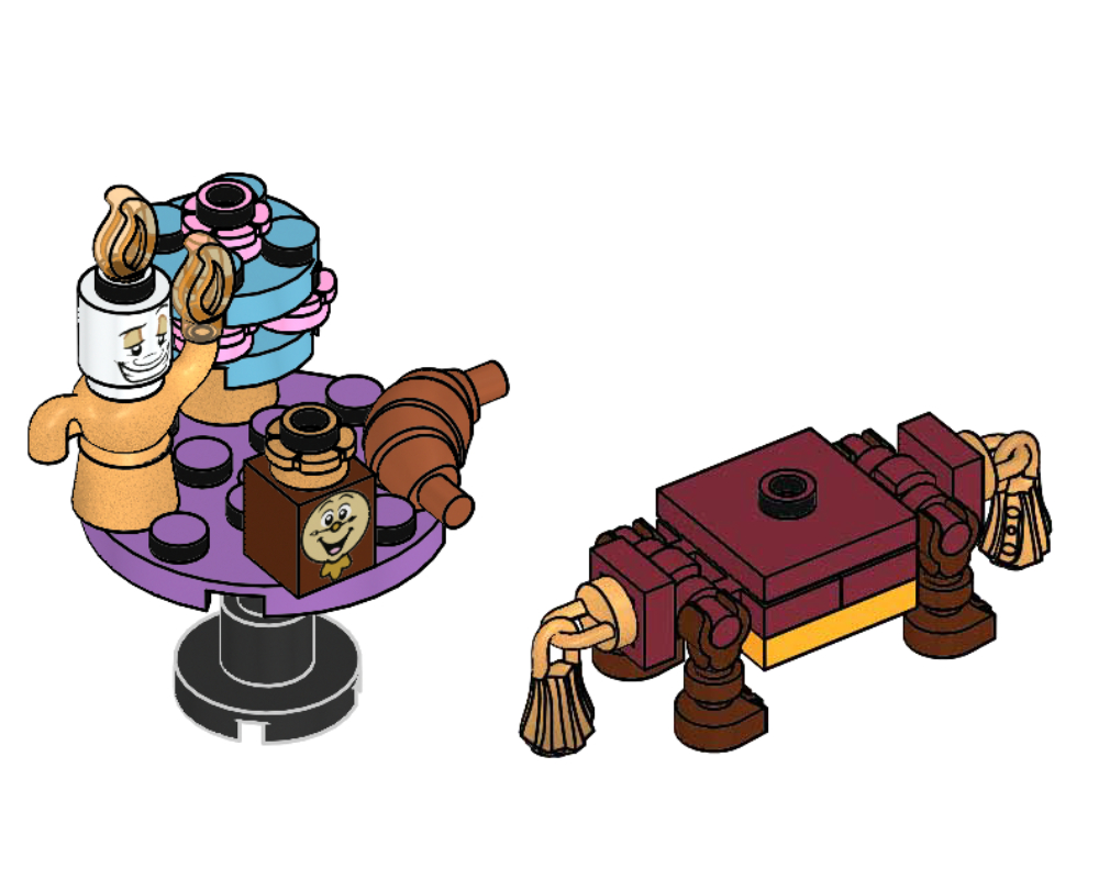 Cogsworth, Lumière &amp; Sultan