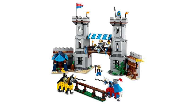 Medieval Horse Knight Castle