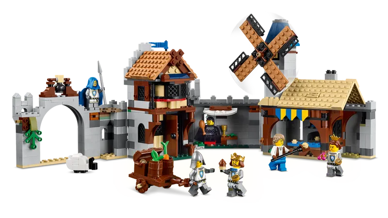 Medieval Horse Knight Castle