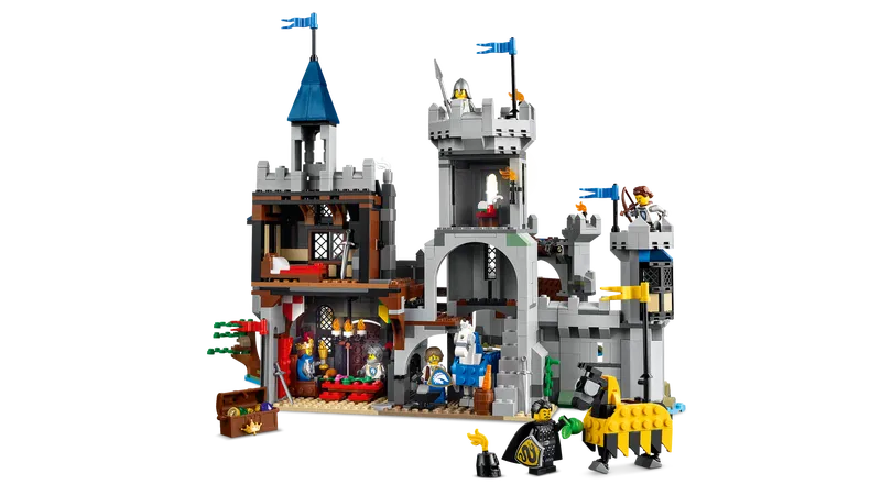 Medieval Horse Knight Castle