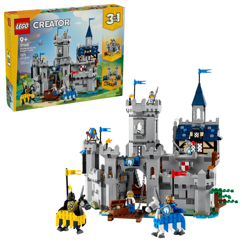 Medieval Horse Knight Castle