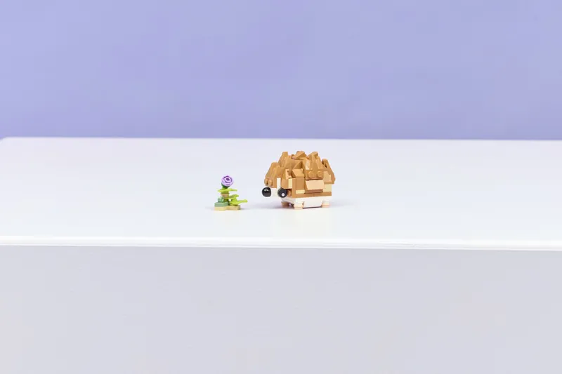 Cute Hamster with a Flower