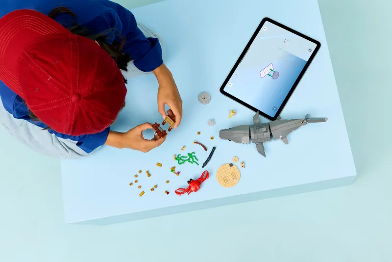 Fierce Shark with a Treasure Chest