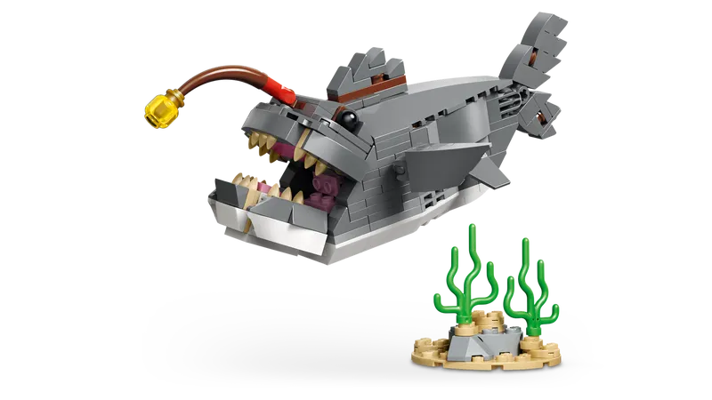 Fierce Shark with a Treasure Chest