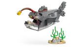 Fierce Shark with a Treasure Chest