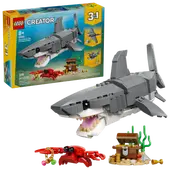 Fierce Shark with a Treasure Chest