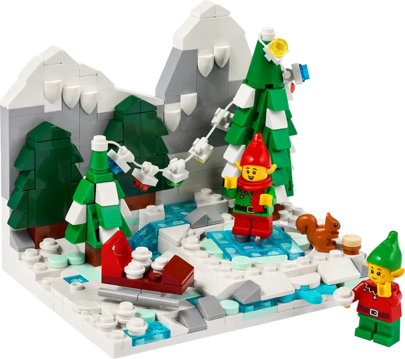 Winter Elves Scene