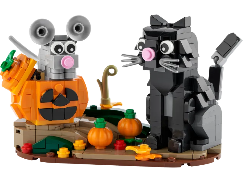 Halloween Cat &amp; Mouse