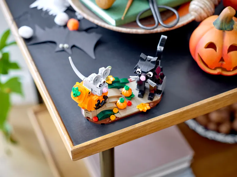 Halloween Cat &amp; Mouse