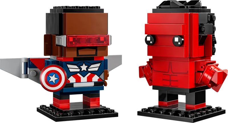 Captain America &amp; Red Hulk Figures