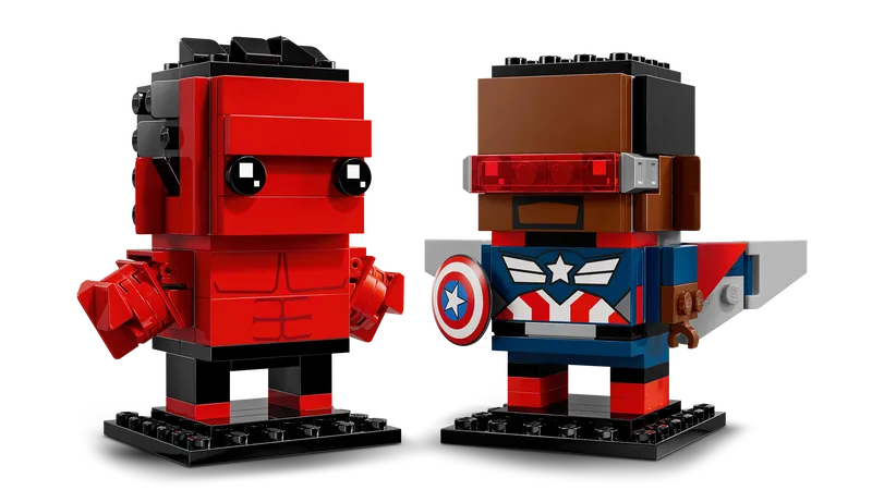 Captain America &amp; Red Hulk Figures