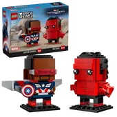 Captain America &amp; Red Hulk Figures