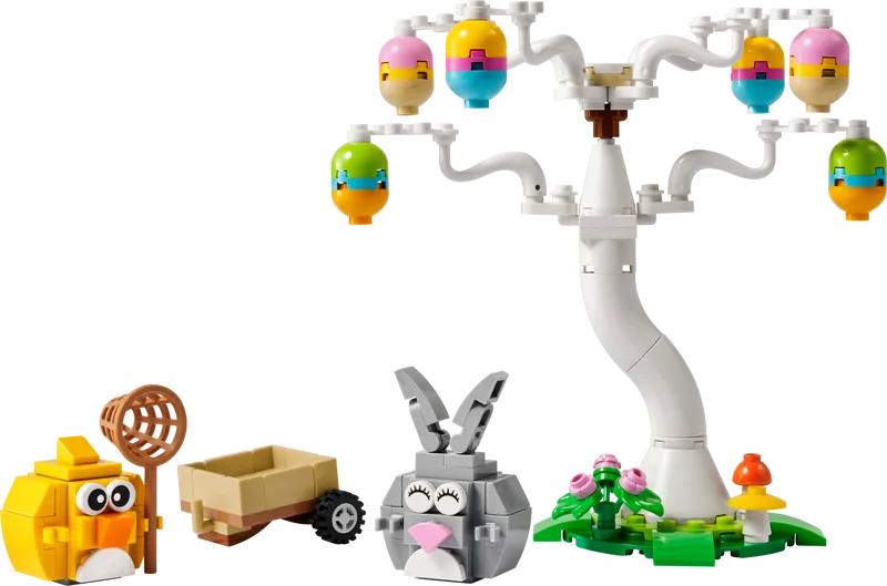 Easter Bunny and Chick Egg Hunt