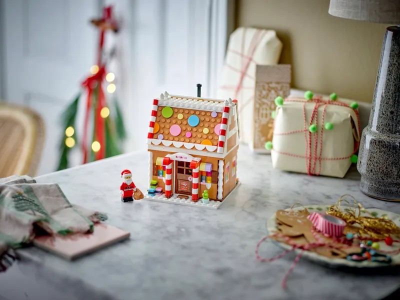 Festive Gingerbread House