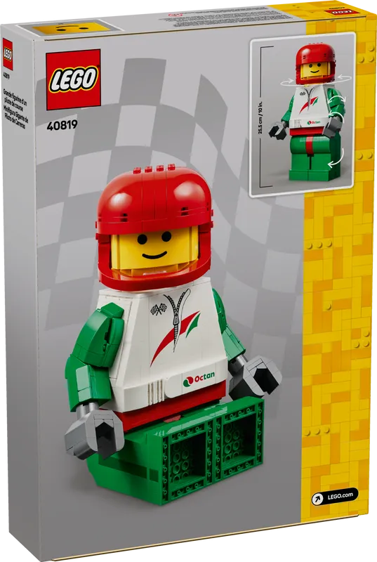 Up-Scaled Racing Driver Minifigure