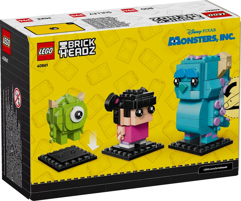 Sulley, Mike and Boo Figures