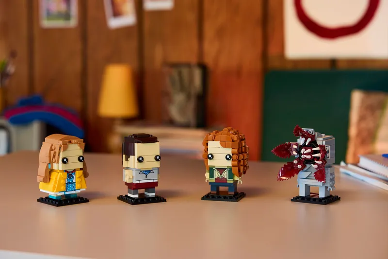 Eleven, Max, Demogorgon and Holly Figures