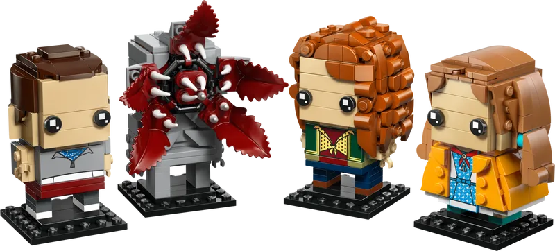 Eleven, Max, Demogorgon and Holly Figures