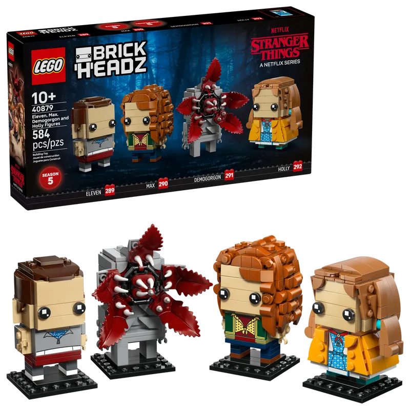 Eleven, Max, Demogorgon and Holly Figures