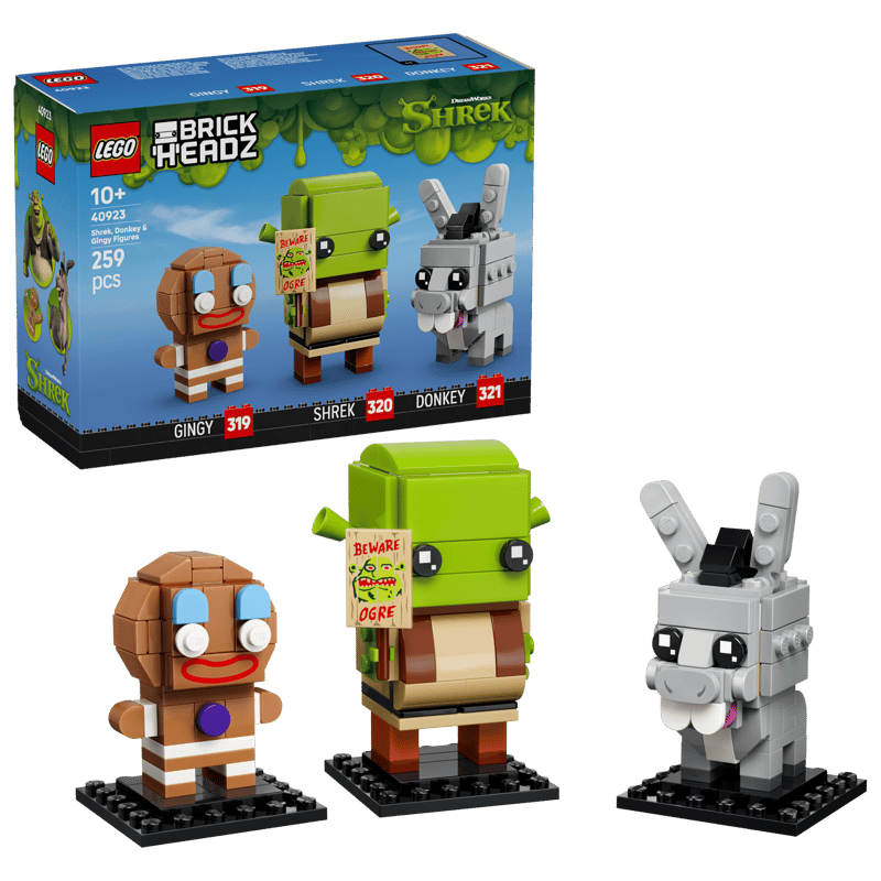 Shrek, Donkey &amp; Gingy Figures